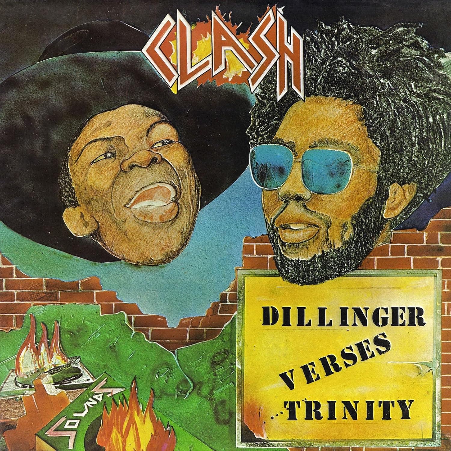 Clash (Red Vinyl) por Dillinger Verses Trinity — capa do álbum