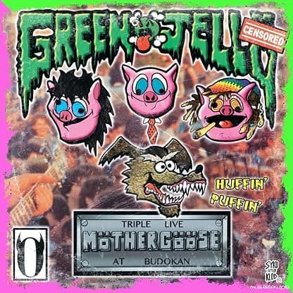Triple Live Mother Goose At Budokan (Clear With Glow-In-The-Dark Splatter Vinyl) (Rsd) [Disco de Vinil] por Green Jelly — capa do álbum