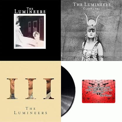 The Lumineers: Studio Album Vinyl Discography (Self-Titled / Cleopatra / III) with Bonus Art Card por Disco de Vinil — capa do álbum