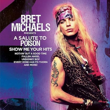 A Salute To Poison - Show Me Your Hits - PURPLE/ BLACK SPLATTER (Colored Vinyl, Purple) por Artista não identificado — capa do álbum