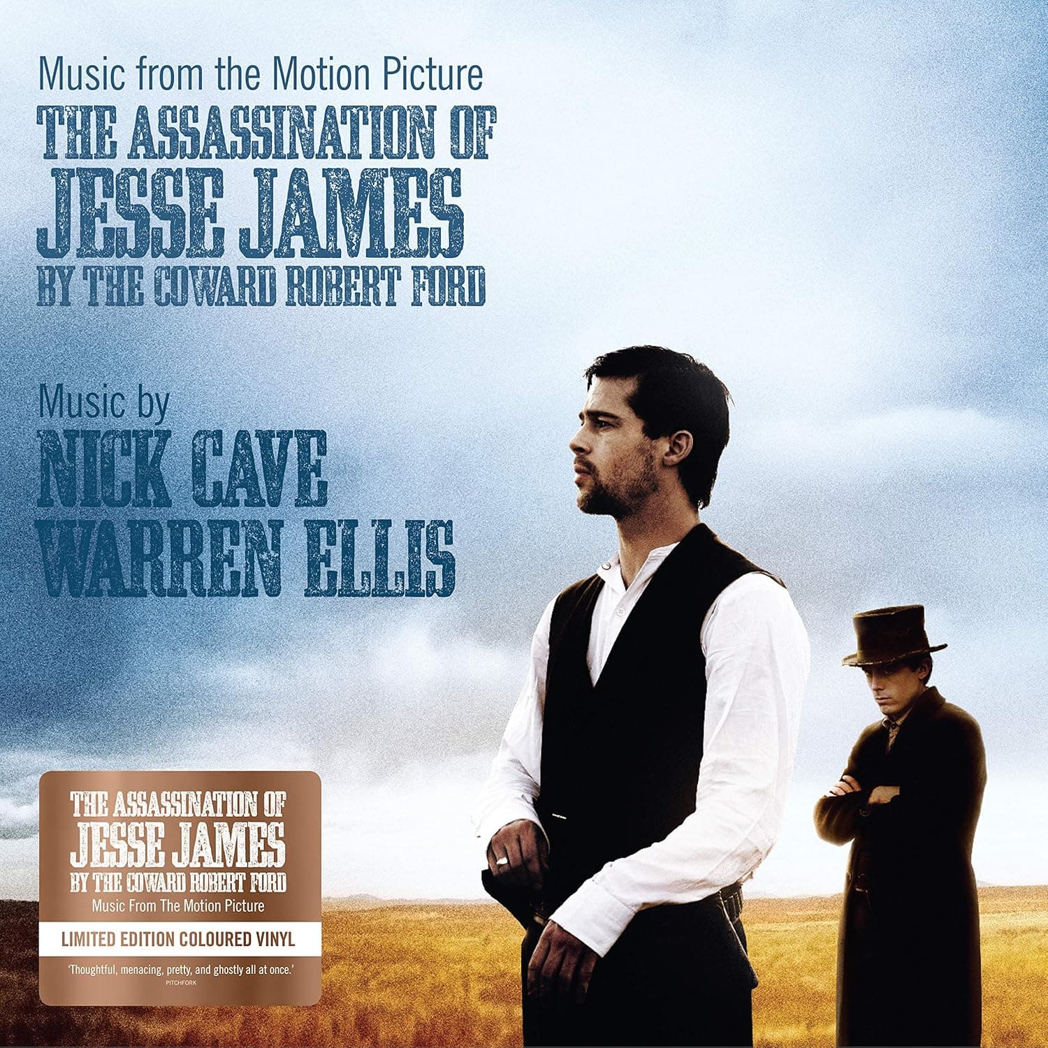 The Assassination of Jesse James by the Coward Robert Ford (Original Motion Picture Soundtrack) [Disco de Vinil] por Nick Cave & Warren Ellis — capa do álbum