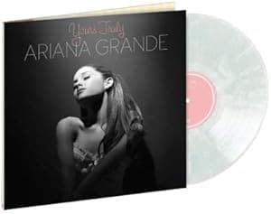 Yours Truly - Exclusive Limited Edition Clear & White Swirl Colored Vinyl LP por Ariana Grande — capa do álbum