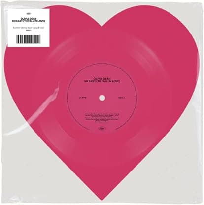Olivia Dean So Easy (To Fall In Love) Red Heart Shpae Vinyl por Olivia Dean — capa do álbum