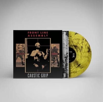Caustic Grip: 35th Anniversary - Caustic Yellow Colored Vinyl por Front Line Assembly — capa do álbum