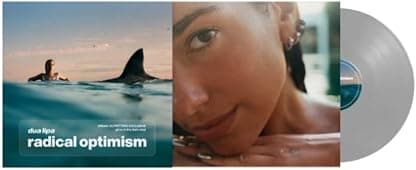 Dua Lipa - Radical Optimism Exclusive Limited Silver Color Vinyl LP por Dua Lipa — capa do álbum
