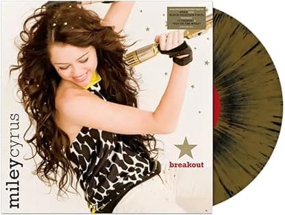 Miley Cyrus Music Breakout Album On Limited Edition Black Splattered Gold Color Vinyl LP Record por Miley Cyrus — capa do álbum