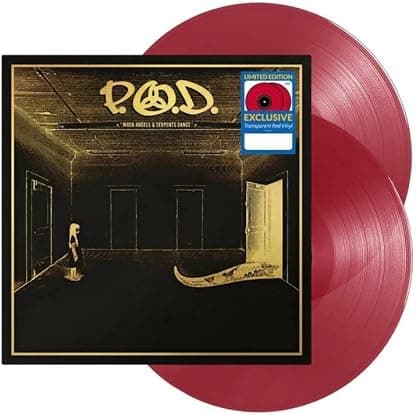 When Angels & Serpents Dance - Exclusive Limited Edition Transparent Red Color Vinyl 2 LP por P.O.D. — capa do álbum