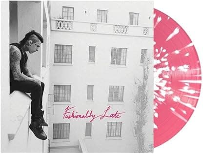 Falling In Reverse Fashionably Late Anniversary Limited Edition Hot Pink/White Splatter Vinyl LP por Falling In Reverse. — capa do álbum
