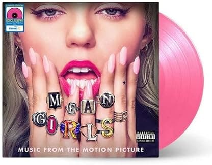 Mean Girls Soundtrack Hot Pink Vinyl Record LPexplicit_lyrics por Auli’i Cravalho Renee Rapp — capa do álbum