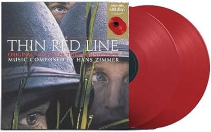 Thin Red Line - Exclusive Limited Edition Red Colored Vinyl 2 LP por Hans Zimmer — capa do álbum