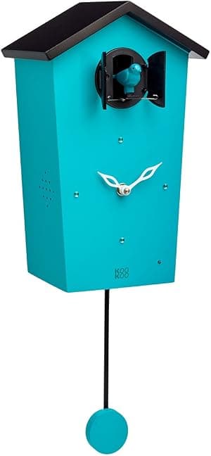 KOOKOO Birdhouse Petrol edição limitada, design moderno, relógio cuco com 12 vozes de pássaros naturais ou chamada de cuco por Artista não identificado — capa do álbum