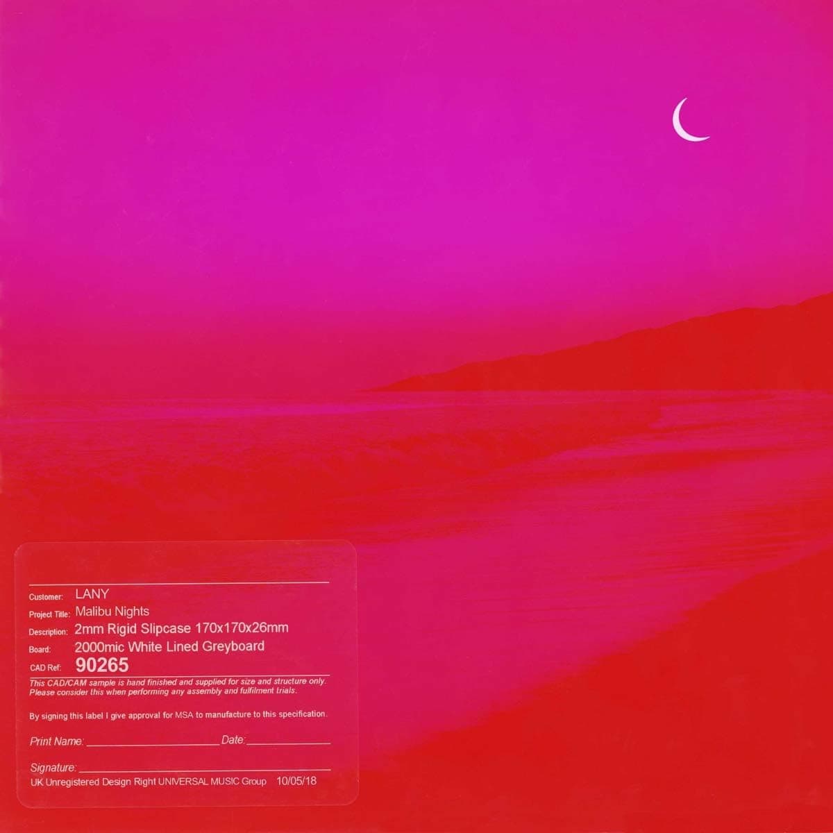 Malibu Nights por LANY — capa do álbum
