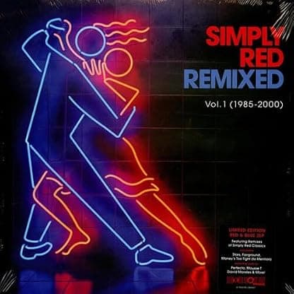Remixed Vol. 1 (1985-2000) - Limited Red & Blue Colored Vinyl por Simply Red — capa do álbum