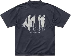 Kid Cudi Camiseta unissex para adultos Kid Cudi Official Free, Preto desbotado, P por Artista não identificado — capa do álbum