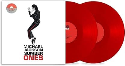Number Ones: The Hit Songs ( Michael Jackson Solid Red Vinyl) por Michael Jackson — capa do álbum