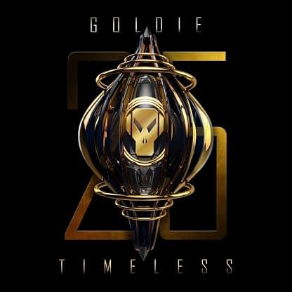 TIMELESS (3LP/140G/25TH ANNIVERSARY EDITION/REFLECTIVE SILVER BOARD W/ NEW LINER NOTES BY TIM BARR) por Goldie — capa do álbum