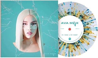 My Head & My Heart Blue & Yellow Splatter 7-inch Single Vinyl, Ava Max por Ava Max — capa do álbum
