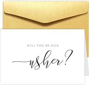 Chenive Will You Be Our Usher Card, Usher Proposal Card, Wedding Usher Request Card, Marriage Usher Asking Card por Artista não identificado — capa do álbum