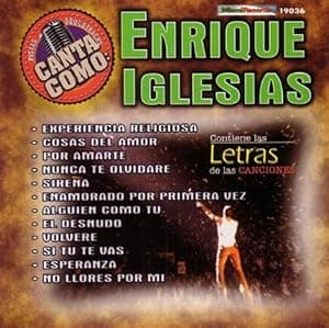 Pistas: Canta Como Enrique Iglesias por Enrique Iglesias — capa do álbum