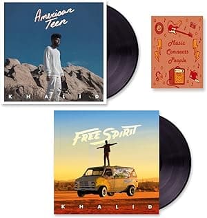 Khalid 'American Teen' And 'Free Spirit' Complete Studio Album Collection + Including Bonus Art Card por 1 jan. 2022 — capa do álbum