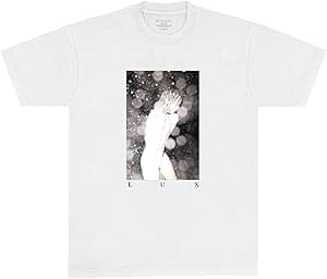 ROSALÍA Camiseta unissex adulta oficial Merch Lux Rainfall branca por Artista não identificado — capa do álbum