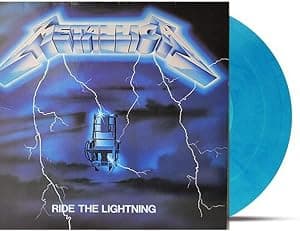 Ride The Lightning - Exclusive Limited Edition Electric Blue Colored Vinyl LP por Metallica — capa do álbum