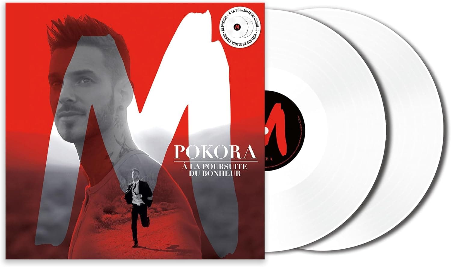 LP VINIL M. Pokora - À la poursuite du bonheur por M. Pokora — capa do álbum