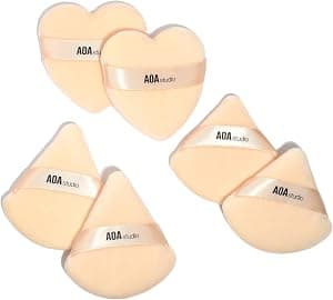 AOA STUDIO Conjunto De 6 Esponjas De Maquiagem Velvet Puffs Para Pó Solto E Corporal, Esponjas De Veludo Para Maquiagem, Esponjas Para Base, Conjunto De Ferramentas De Beleza Para Maquiagem por Artista não identificado — capa do álbum