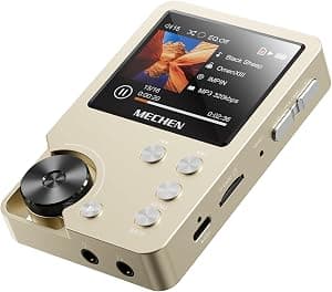 MECHEN M30 HiFi MP3 Player, Lossless DSD High Resolution Digital Audio Music Player, High-Res Portable Audio Player with 64GB Memory Card,Gold por Artista não identificado — capa do álbum