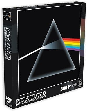 Pink Floyd Rock Saws Dark Side of The Moon 500 peças quebra-cabeça (quebra-cabeça de 500 peças), antirreflexo, ajuste preciso, produto oficial licenciado Pink Floyd e colecionáveis, 30 x 30 cm por Artista não identificado — capa do álbum