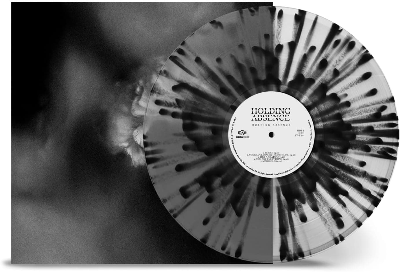 Holding Absence - Clear W/ Black Splatter (Colored Vinyl, Clear Vinyl, Black, Splatter) por Holding Absence — capa do álbum