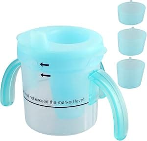 Lamborsafe Copos de disfagia para adultos 5cc 10cc 15cc, copo de regulação de disfagia de fluxo lento limitado para idosos com distúrbios da deglutição, evita asfixia e aspiração (azul claro) por Artista não identificado — capa do álbum