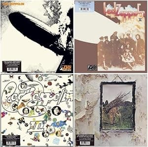 Led Zeppelin 180-Gram Vinyl Classic Album Collection: Led Zeppelin I II III IV (Zoso) 4-Pack por CD de áudio — capa do álbum