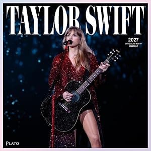 Taylor Swift Official 2027 12 X 24 Inch (Hanging) Monthly Square Wall Calendar por Plato — capa do álbum