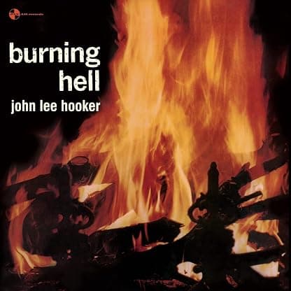 Burning hell por John Lee Hooker — capa do álbum