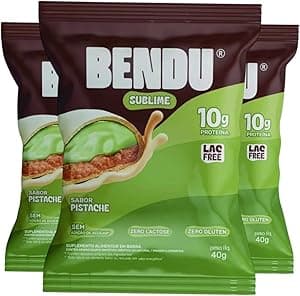 Bendu Sublime Pistache, 10g de Proteína, Zero Lactose, Zero Glúten, Sem Adição de Açúcar, Fonte de Fibras, 40g, 3 Unidades por Pistache — capa do álbum