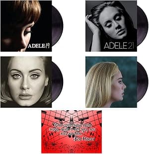 Adele: Complete 4 Vinyl Studio Album Discography Newest Release 30 Included with Bonus Art Card por 1 jan. 2022 — capa do álbum