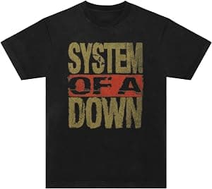 System of a Down Camiseta unissex com logotipo System of a Down Stacked por Artista não identificado — capa do álbum
