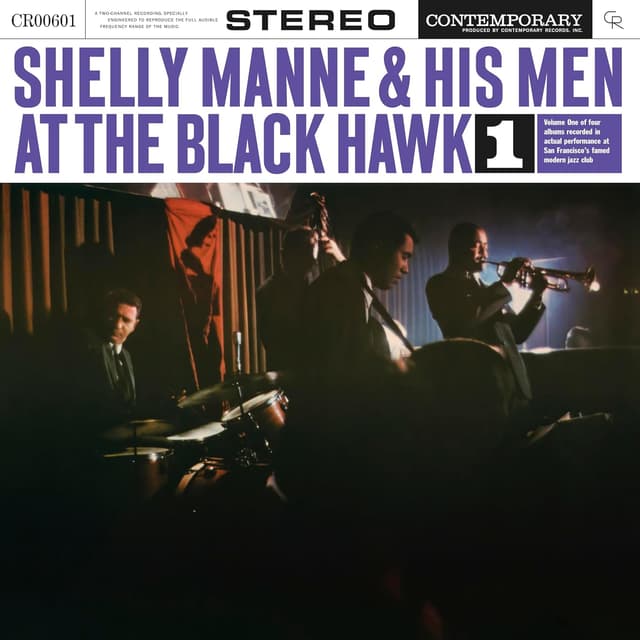 AT THE BLACK HAWK, VOL. 1 (CONTEMPORARY RECORDS ACOUSTIC SOUNDS SERIES) por Shelly Manne & His Men — capa do álbum