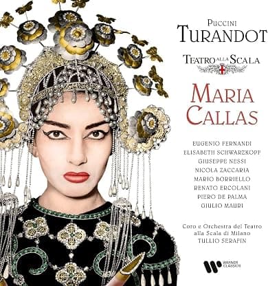 Puccini: Turandot por Maria Callas — capa do álbum