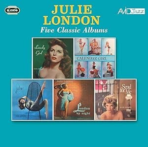 LONELY GIRL / CALENDAR GIRL / JULIE / LONDON BY NIGHT / SEND FOR ME por Julie London — capa do álbum