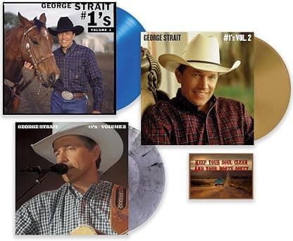 George Strait #1's George Strait Complete Colored Limited Edition Collection: Volume 1 (Blue) / Volume 2 (Gold) / Volume 3 (Smoky) / + Including Bonus Art Card por George Strait — capa do álbum