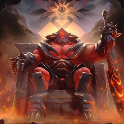 RuneScape: Elder God Wars Dungeon (Original Soundtrack) - orange/green por Jagex Audio Team — capa do álbum
