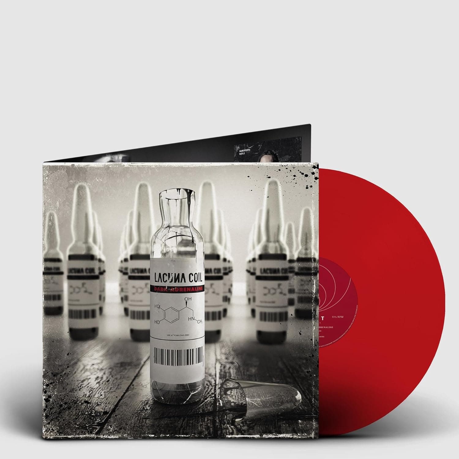DARK ADRENALINE (RED VINYL) por Lacuna Coil — capa do álbum