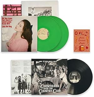 Lana Del Rey Deluxe "Current Hits" Collection: Exclusive Green Vinyl "Did You Know That There's a Tunnel Under Ocean Blvd" / Chemtrails Over The Country Club / + Including Bonus Art Card por CD de áudio — capa do álbum