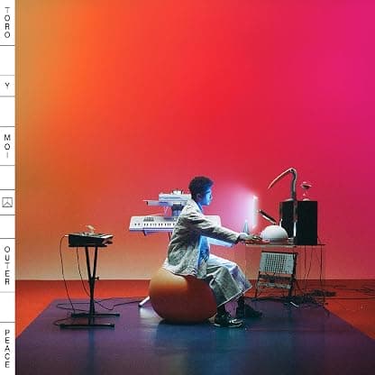 Outer Peace (TRANSLUCENT PURPLE WITH ORANGE SPLATTER VINYL) por Toro y Moi — capa do álbum