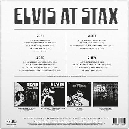 Elvis At Stax - Limited Remastered 180-Gram Silver Colored Vinyl por Elvis Presley — capa do álbum