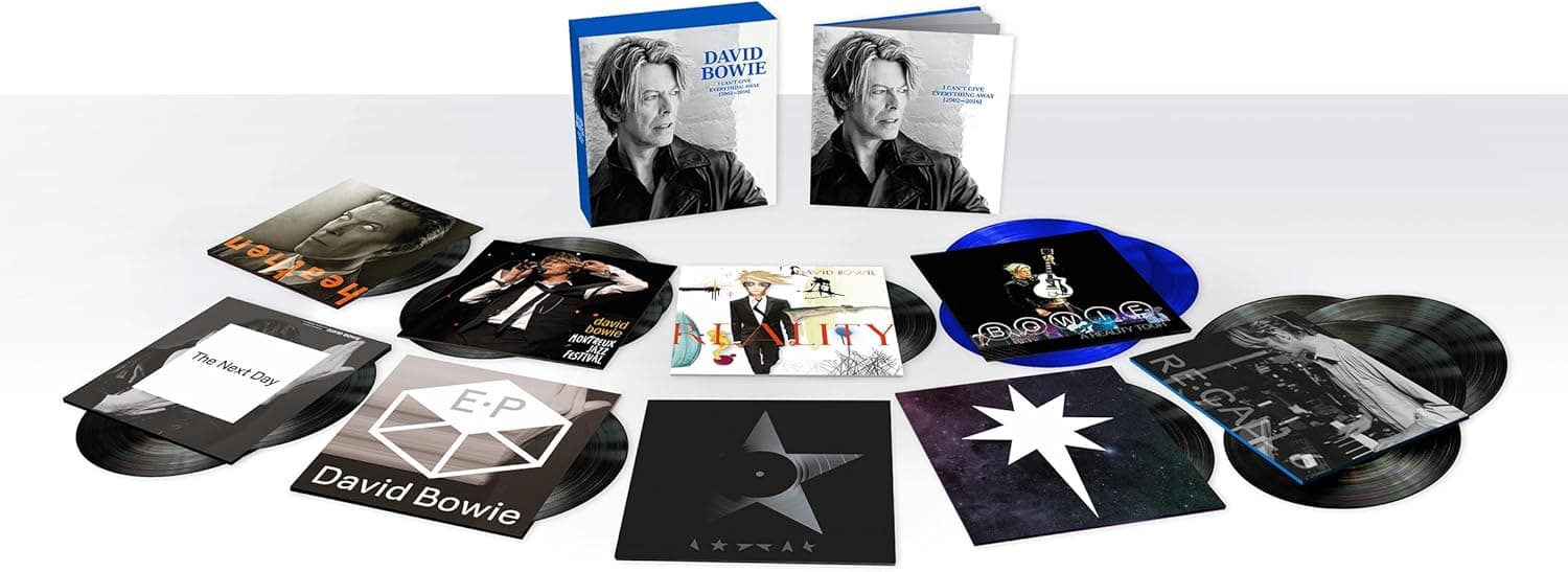 I Can't Give Everything Away (2002 - 2016) por David Bowie — capa do álbum