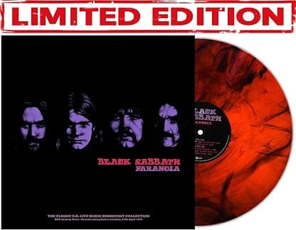 Paranoia - BBC Sunday Show, London 1970 - Limited Edition Red Marble Vinyl por Black Sabbath — capa do álbum