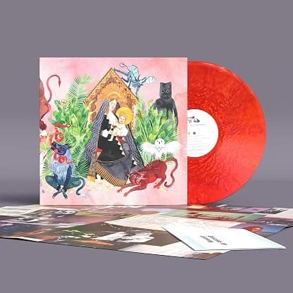 I Love You, Honeybear Single LP Pearlescent Red por Father John Misty — capa do álbum